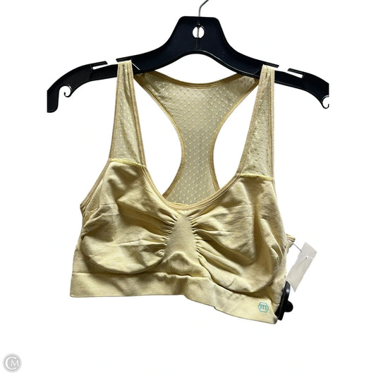 Athletic Bra By Clothes Mentor In Yellow, Size: M