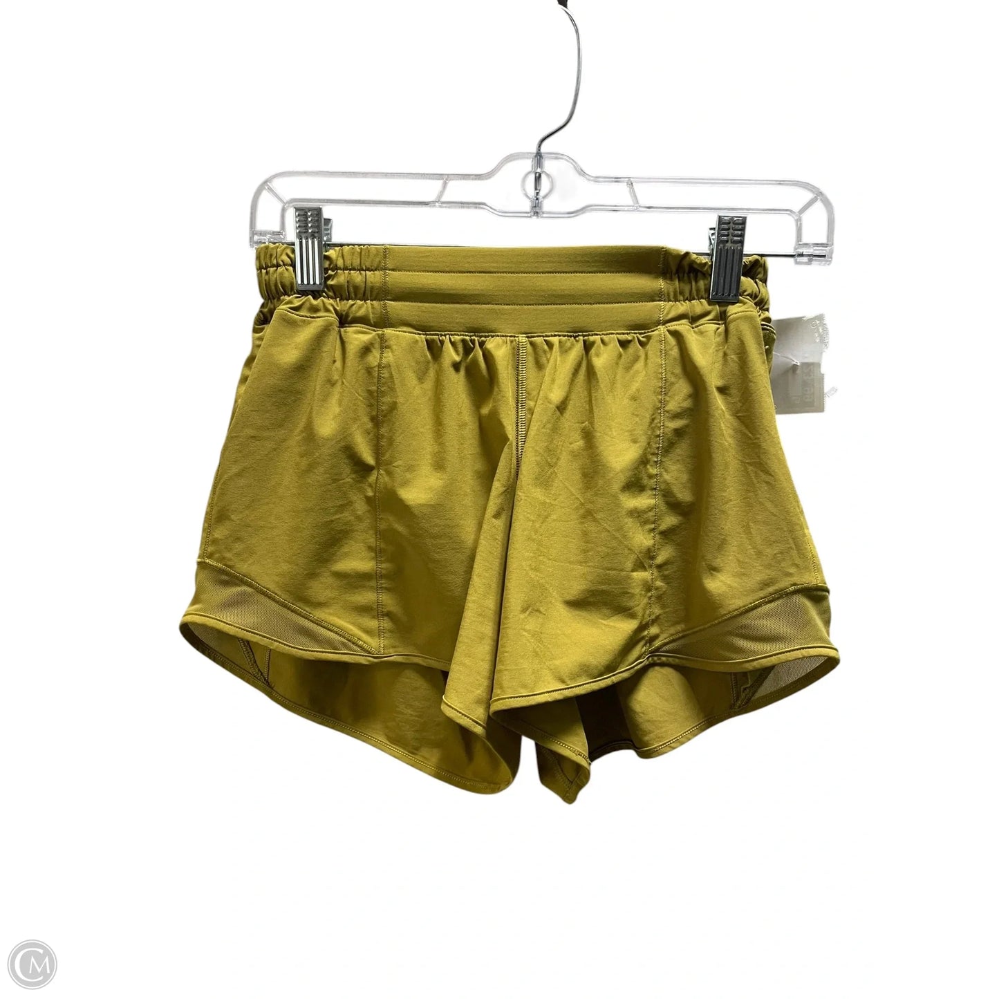 Athletic Shorts By Lululemon In Green, Size: 4