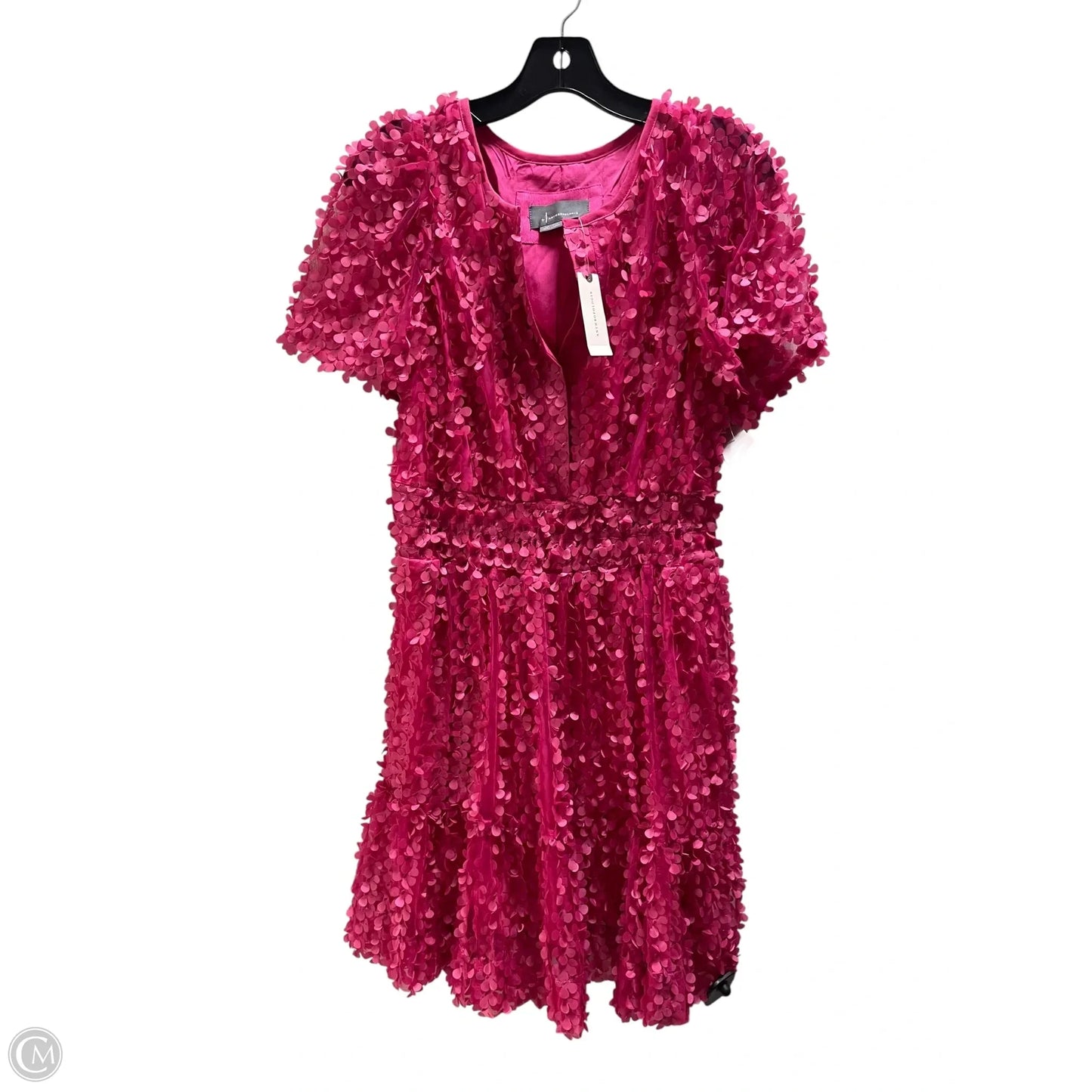 Dress Party Midi By Anthropologie In Pink, Size: M