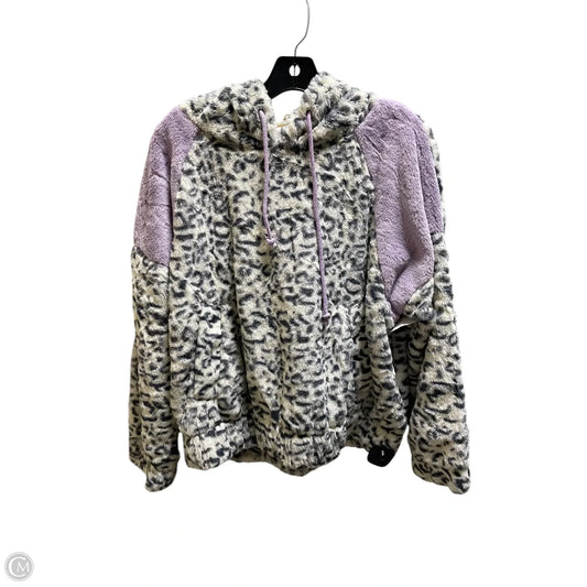 Sweatshirt Hoodie By Hem & Thread In Animal Print, Size: S
