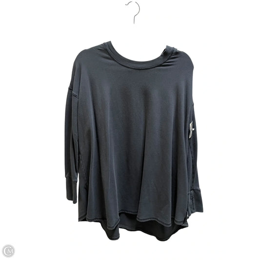 Sweatshirt Crewneck By Free People In Black, Size: Xs