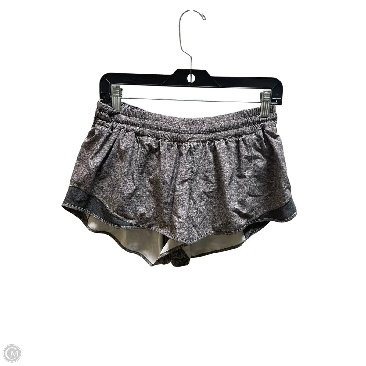 Athletic Shorts By Lululemon In Grey, Size: 12