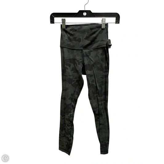 Athletic Leggings By Lululemon In Camouflage Print, Size: 2