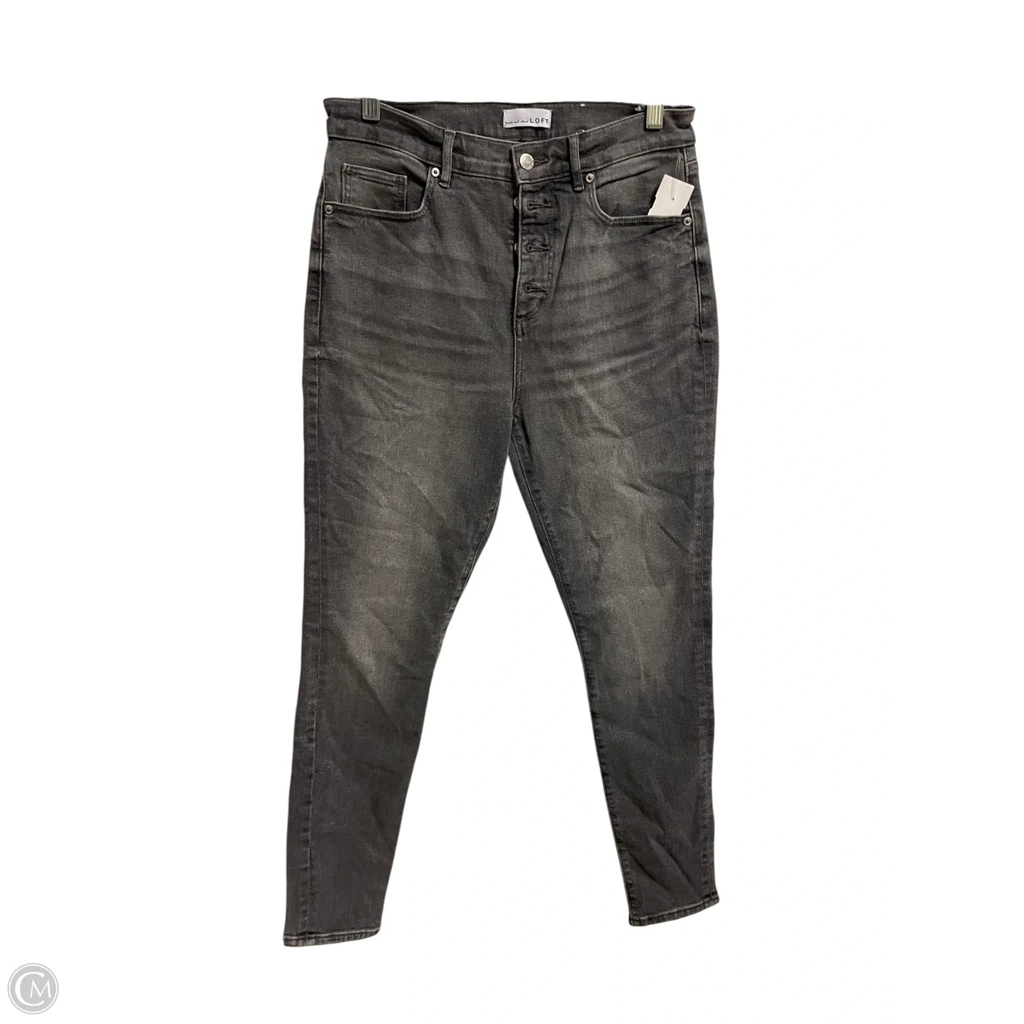 Jeans Straight By Loft In Grey, Size: 8