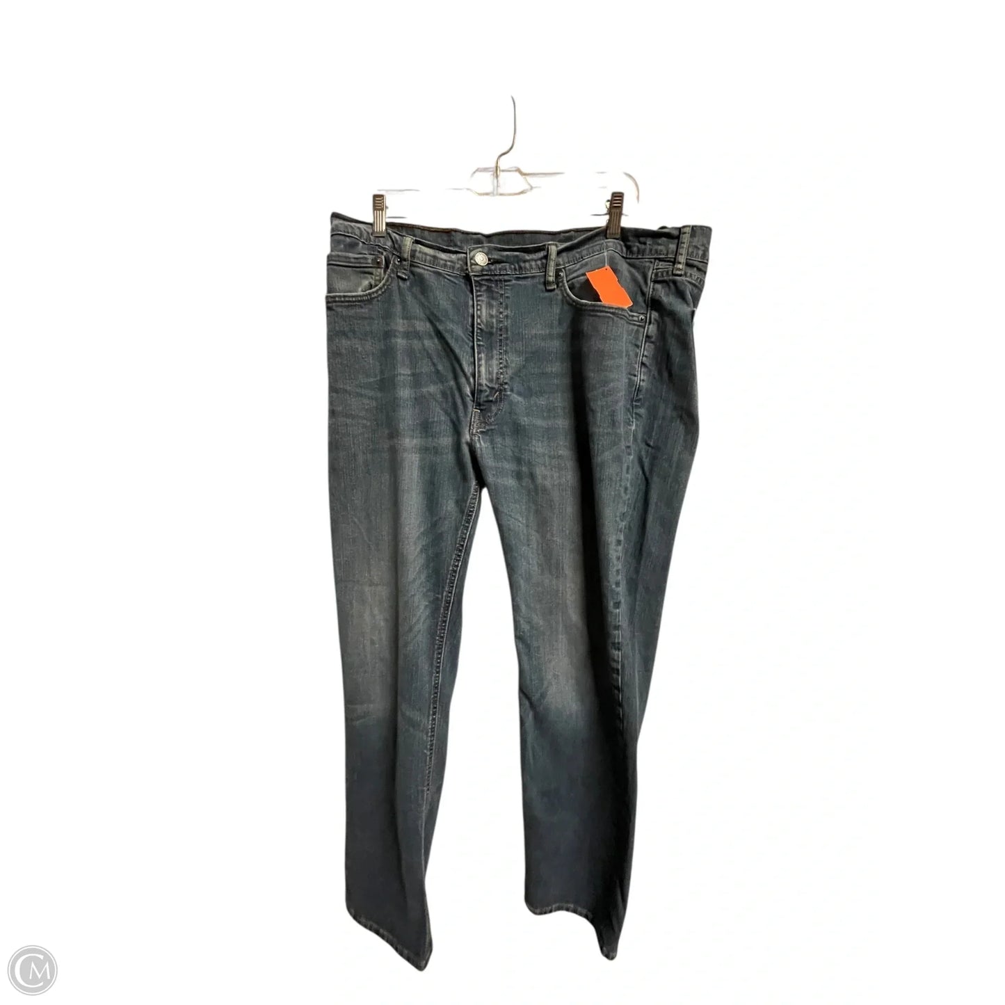 Jeans Straight By Levis In Blue Denim, Size: 22