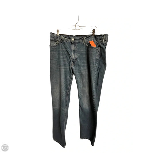 Jeans Straight By Levis In Blue Denim, Size: 22