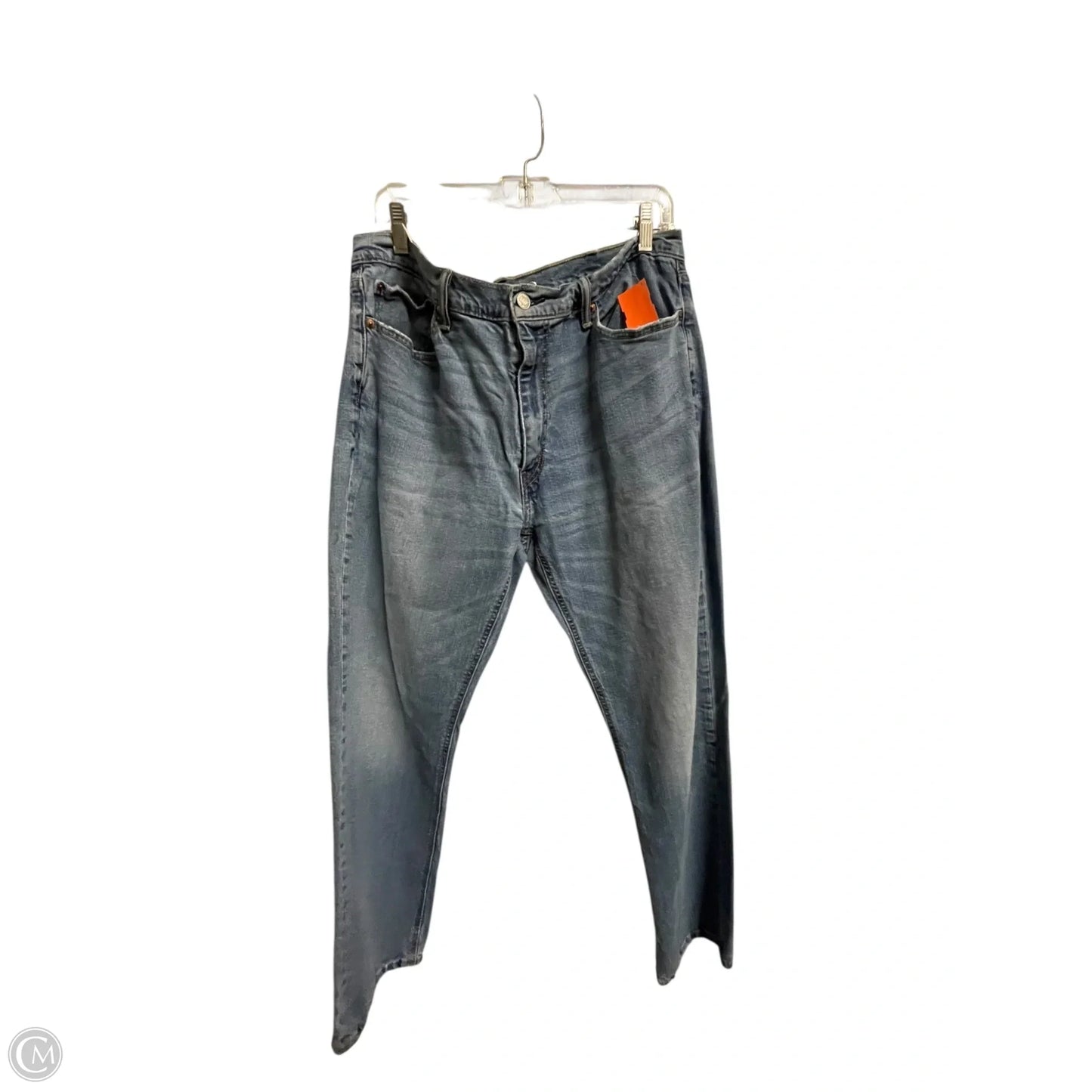 Jeans Straight By Levis In Blue Denim, Size: 22