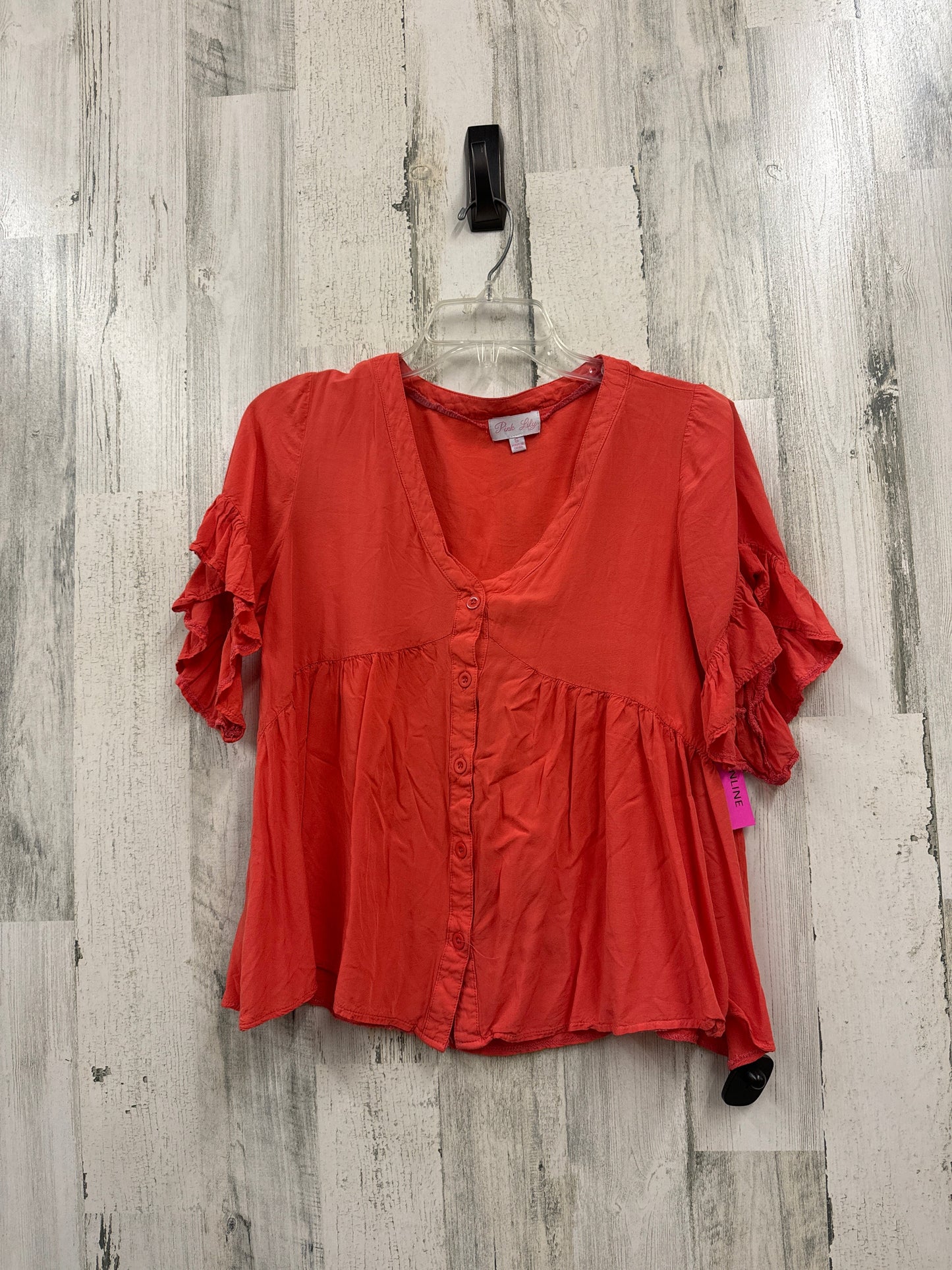 Top Short Sleeve By Pink Lily  Size: S