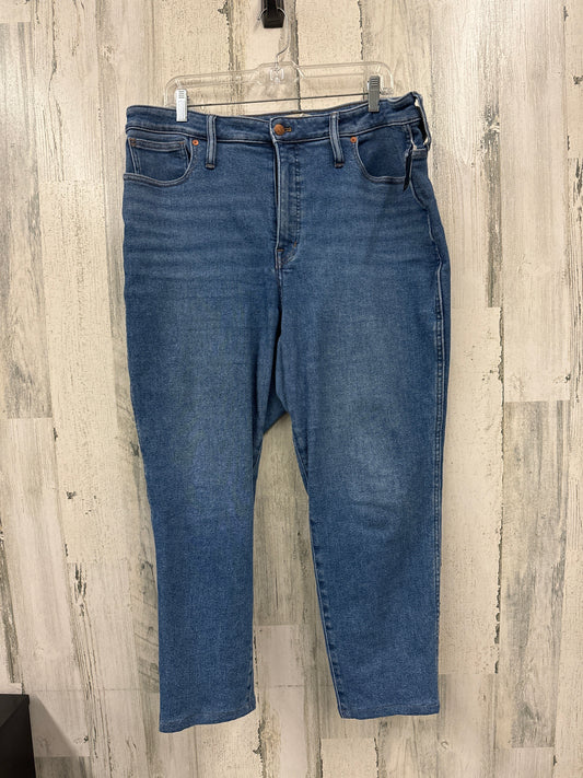 Blue Denim Jeans Skinny Madewell, Size 16