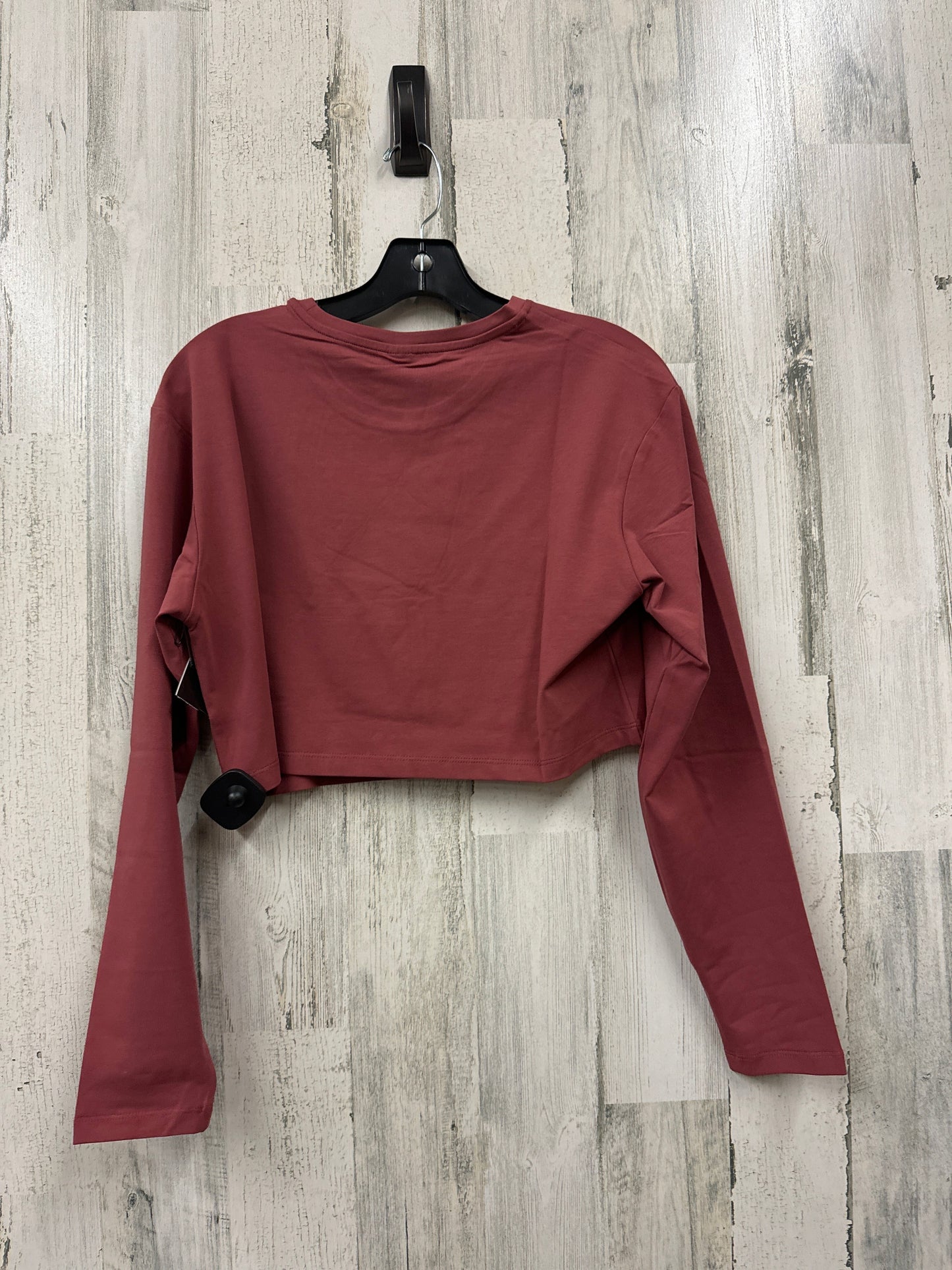 Red Athletic Top Long Sleeve Crewneck Clothes Mentor, Size Xs
