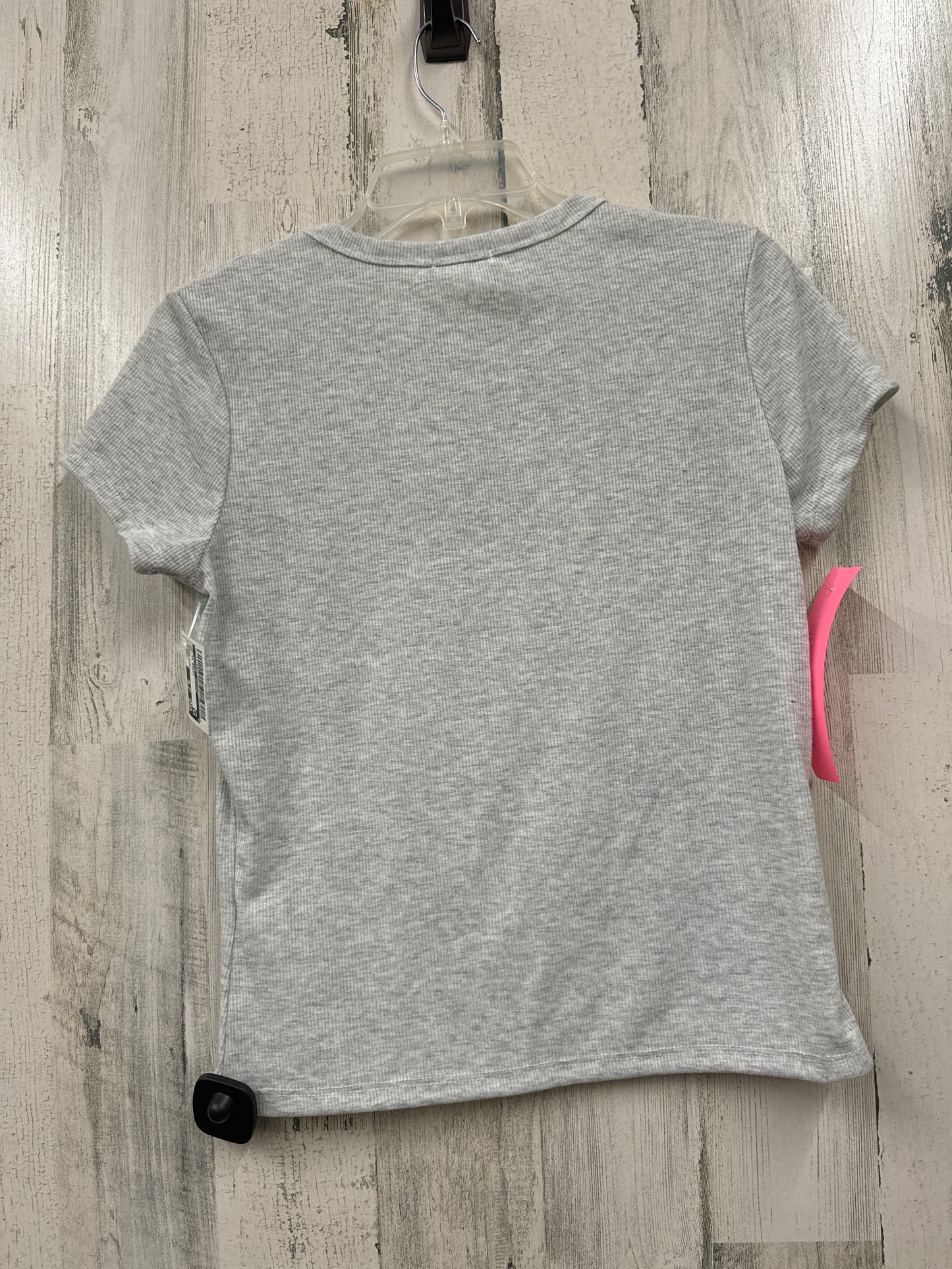 Grey Top Short Sleeve Basic Clothes Mentor, Size Xl