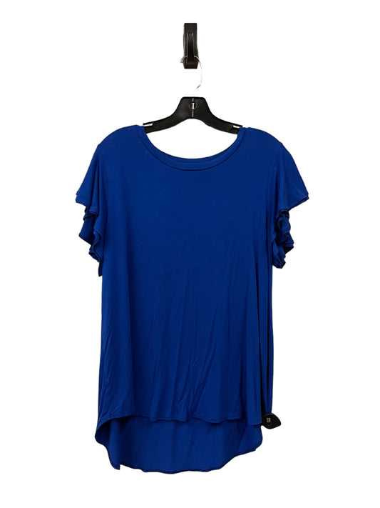 Top Short Sleeve By Clothes Mentor In Blue, Size: 2x