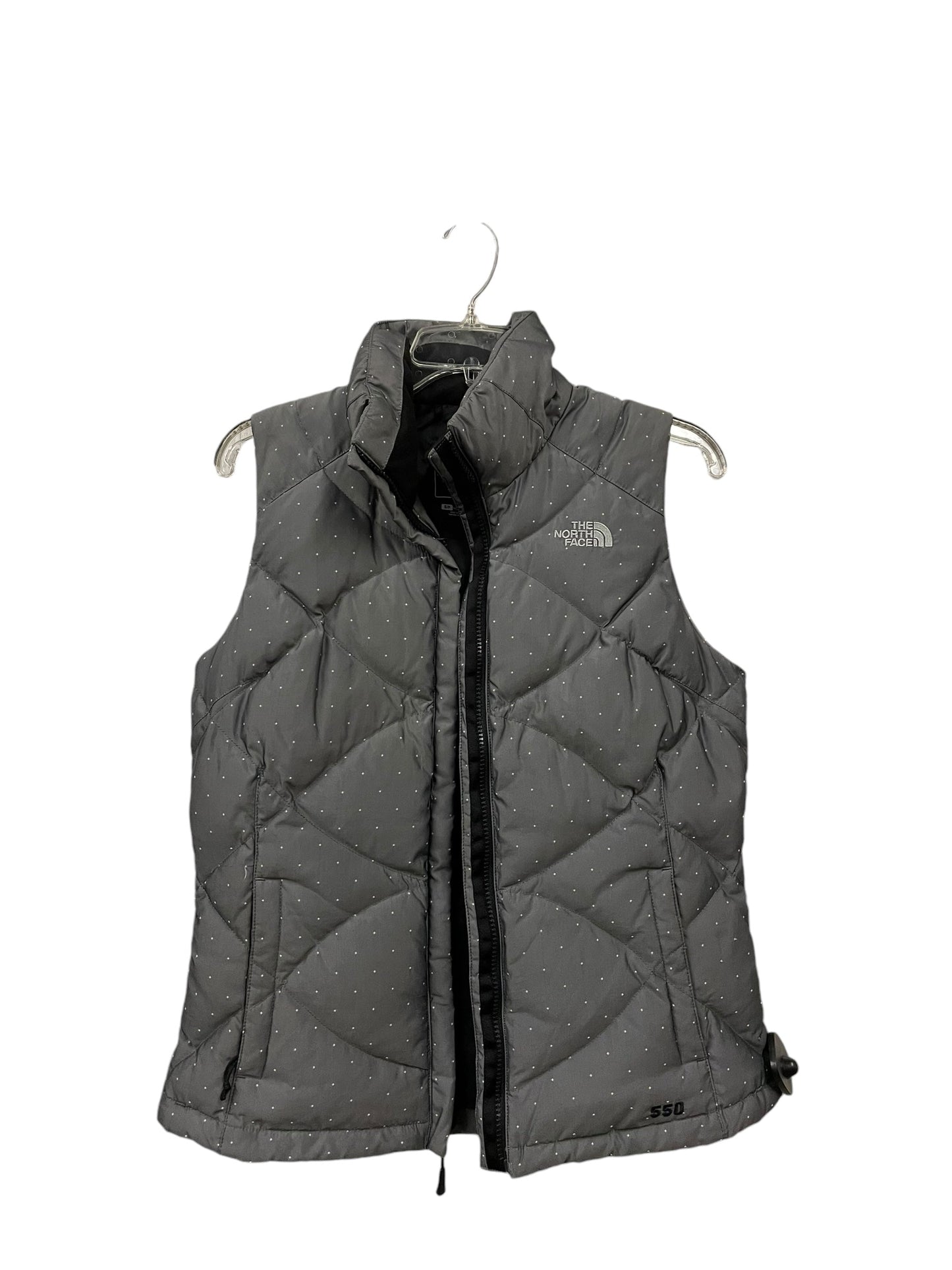 Vest Puffer & Quilted By The North Face In Grey, Size: S