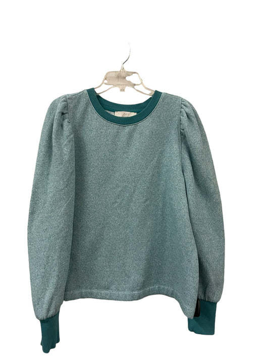 Sweatshirt Crewneck By Loft In Blue, Size: L