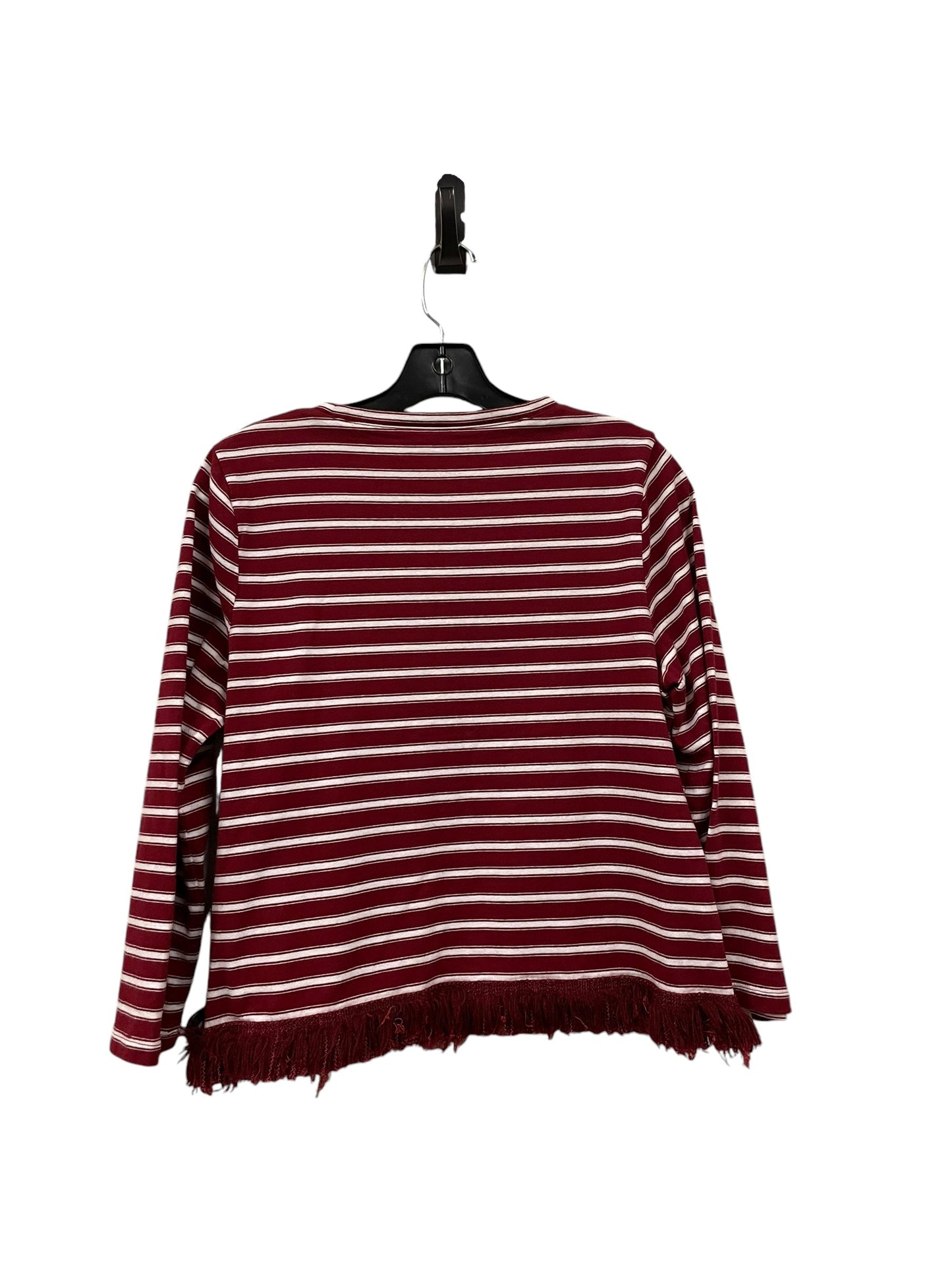 Top Long Sleeve By Kate Spade In Red, Size: L