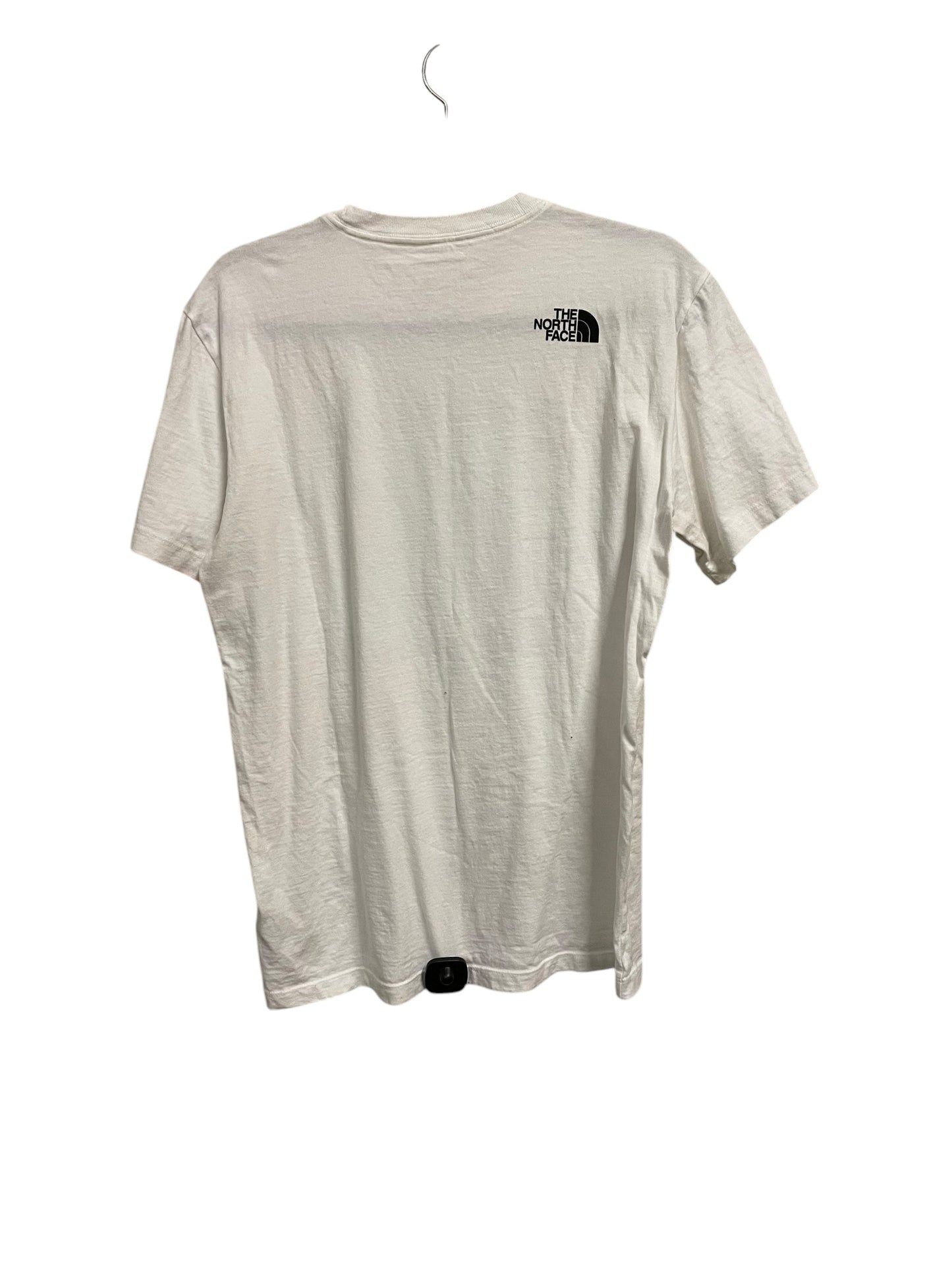 Athletic Top Short Sleeve By The North Face In White, Size: M