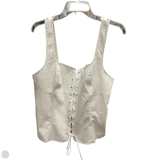Top Sleeveless By Zara In White, Size: Xxl