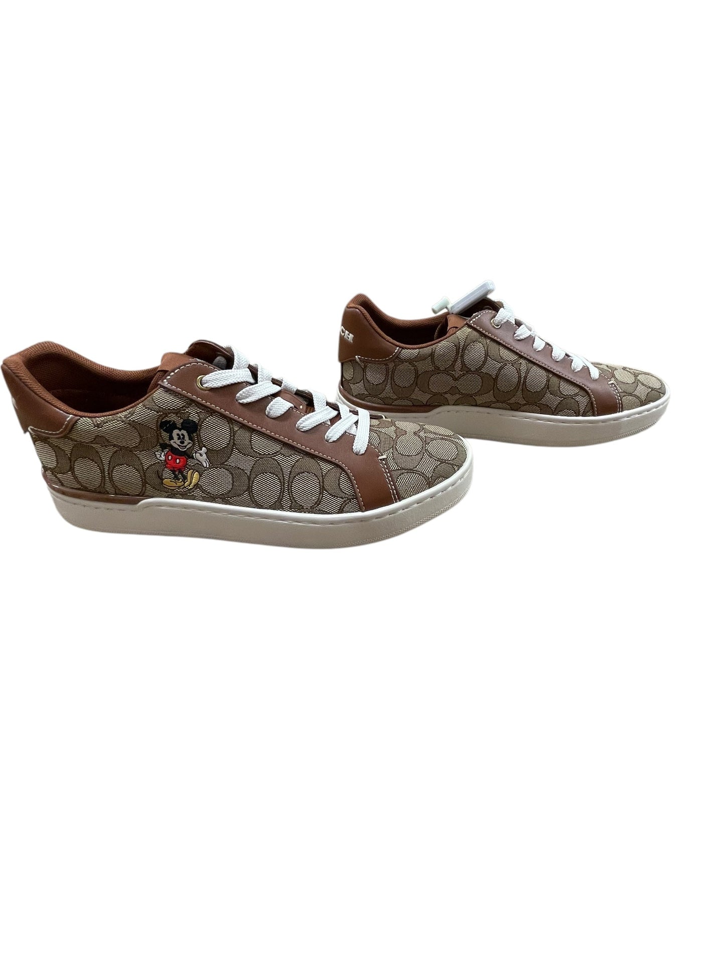 Shoes Sneakers By Coach In Brown, Size: 10