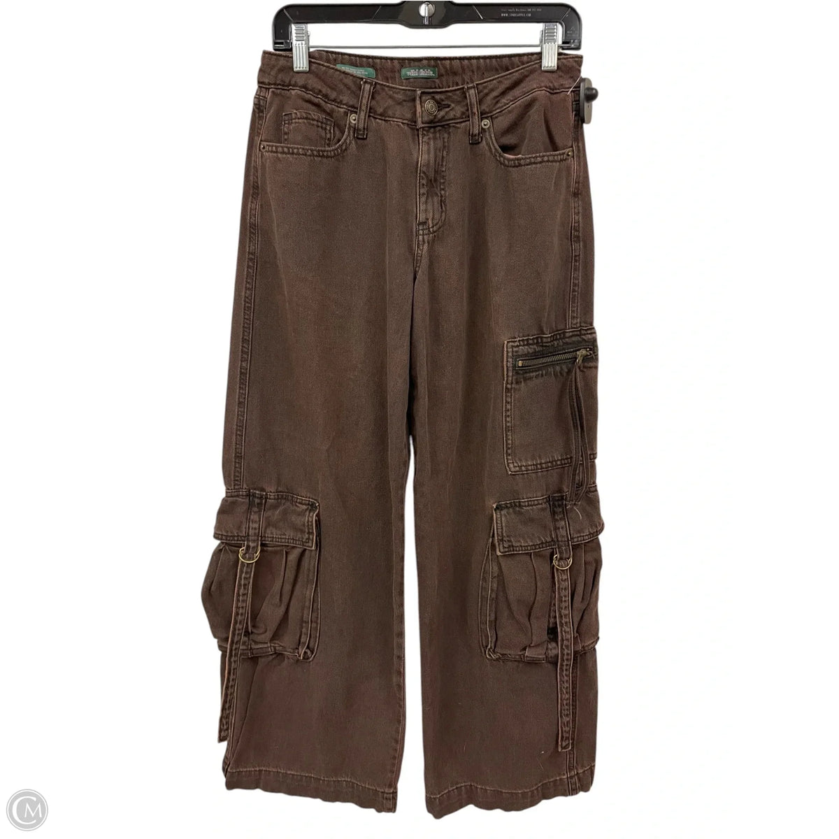 Jeans Cropped By Wild Fable In Brown, Size: 4