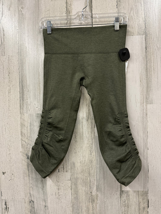 Green Athletic Capris Lululemon, Size 4