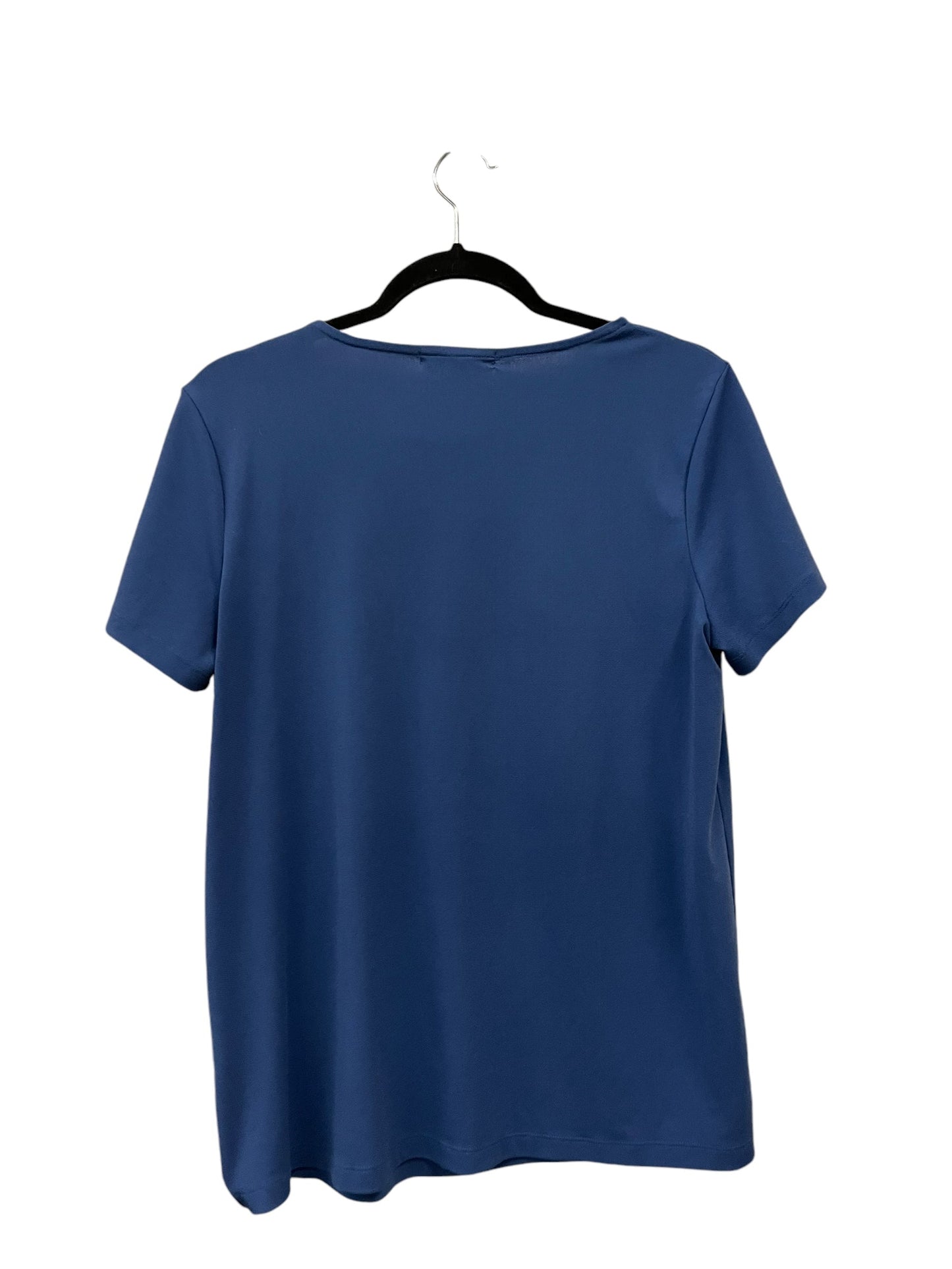 Top Short Sleeve By Banana Republic In Blue, Size: M