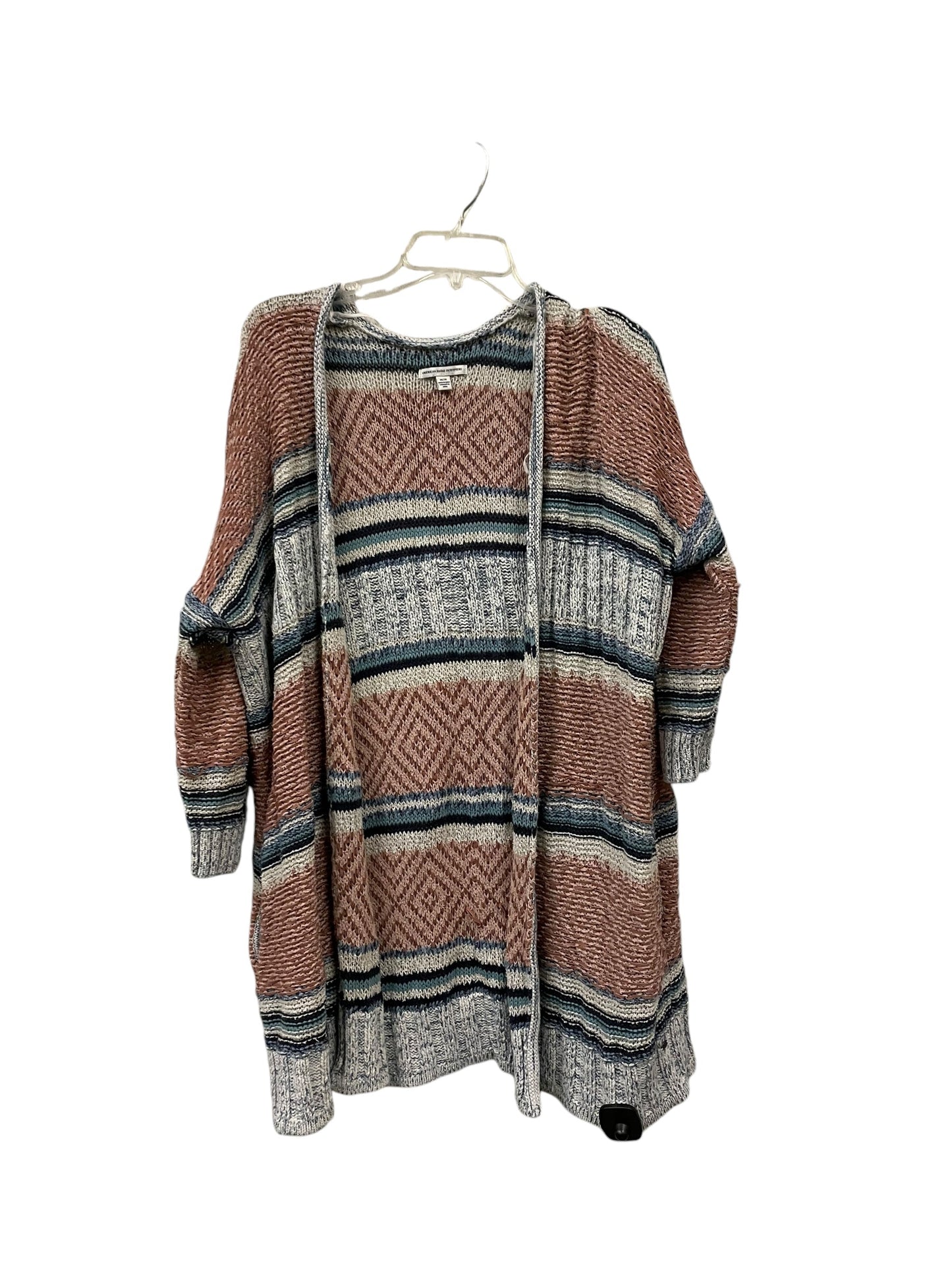 Sweater Cardigan By American Eagle In Multi-colored, Size: M