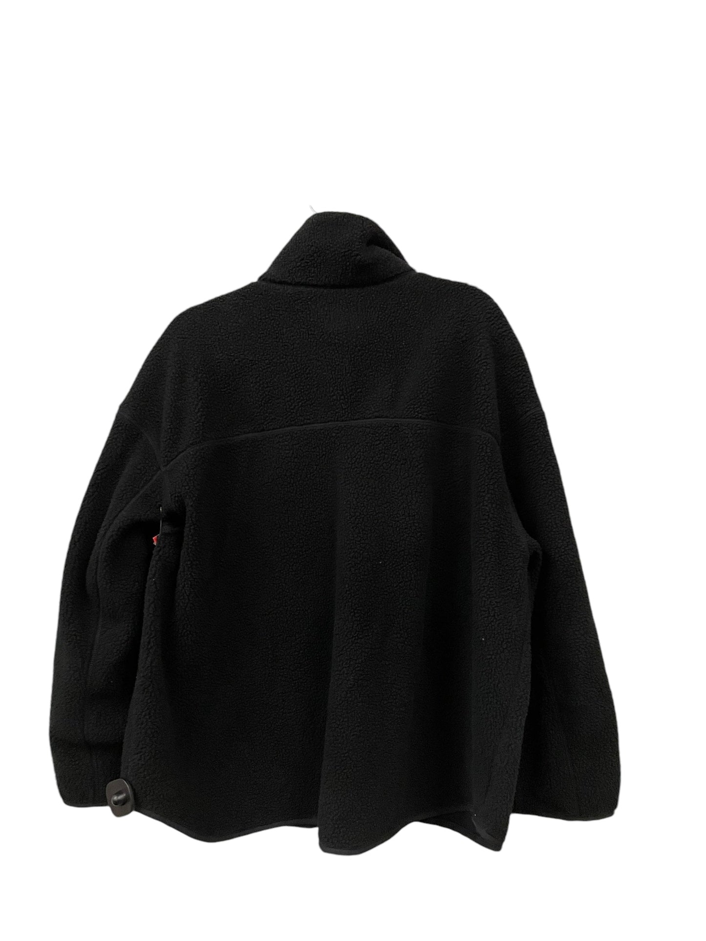 Jacket Fleece By H&m In Black, Size: L