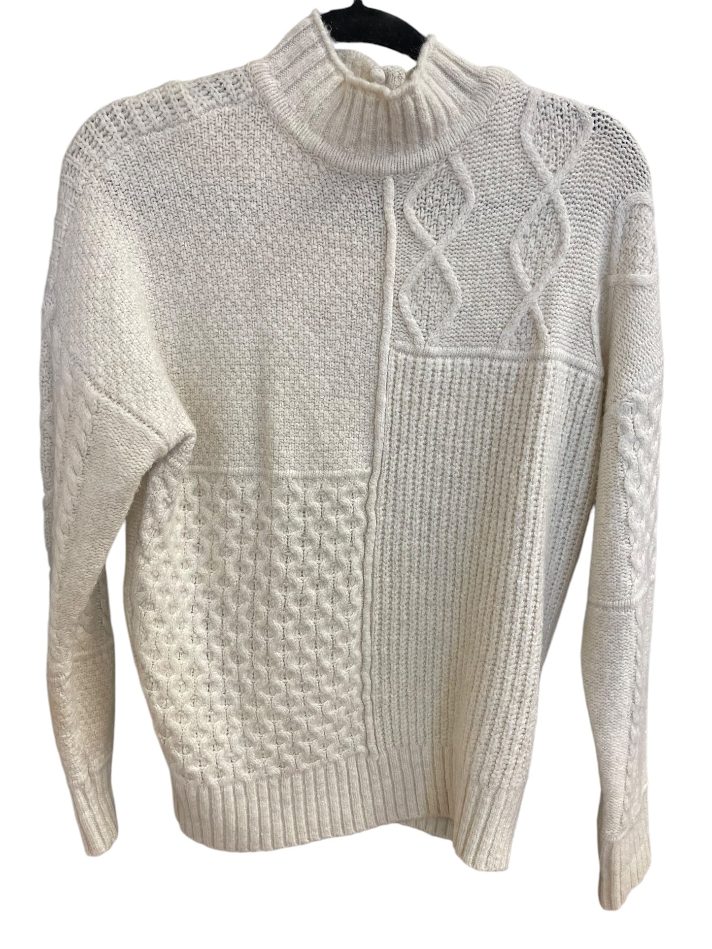 Sweater By American Eagle In Cream, Size: Xs