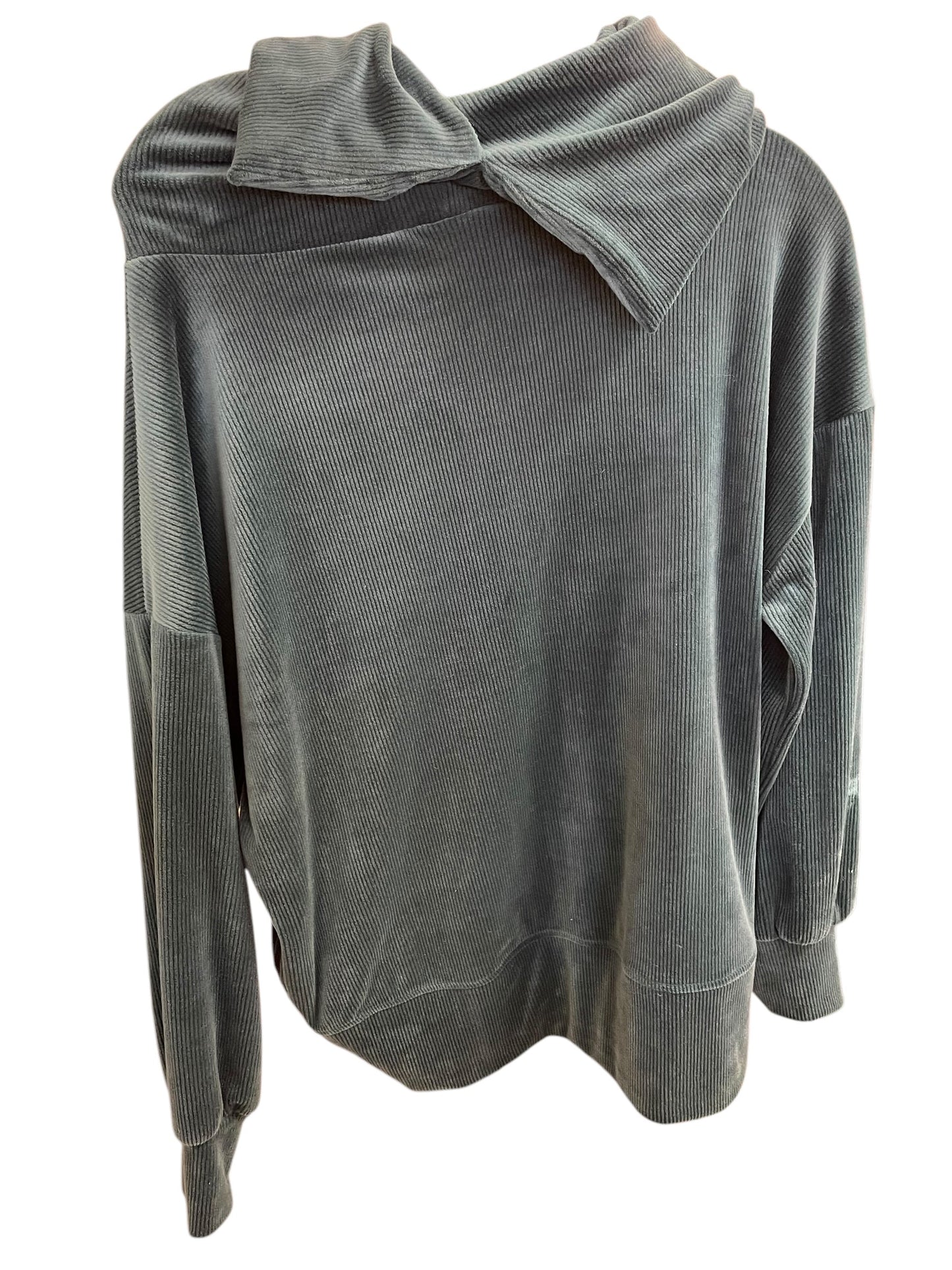 Top Long Sleeve By Cable And Gauge In Green, Size: M