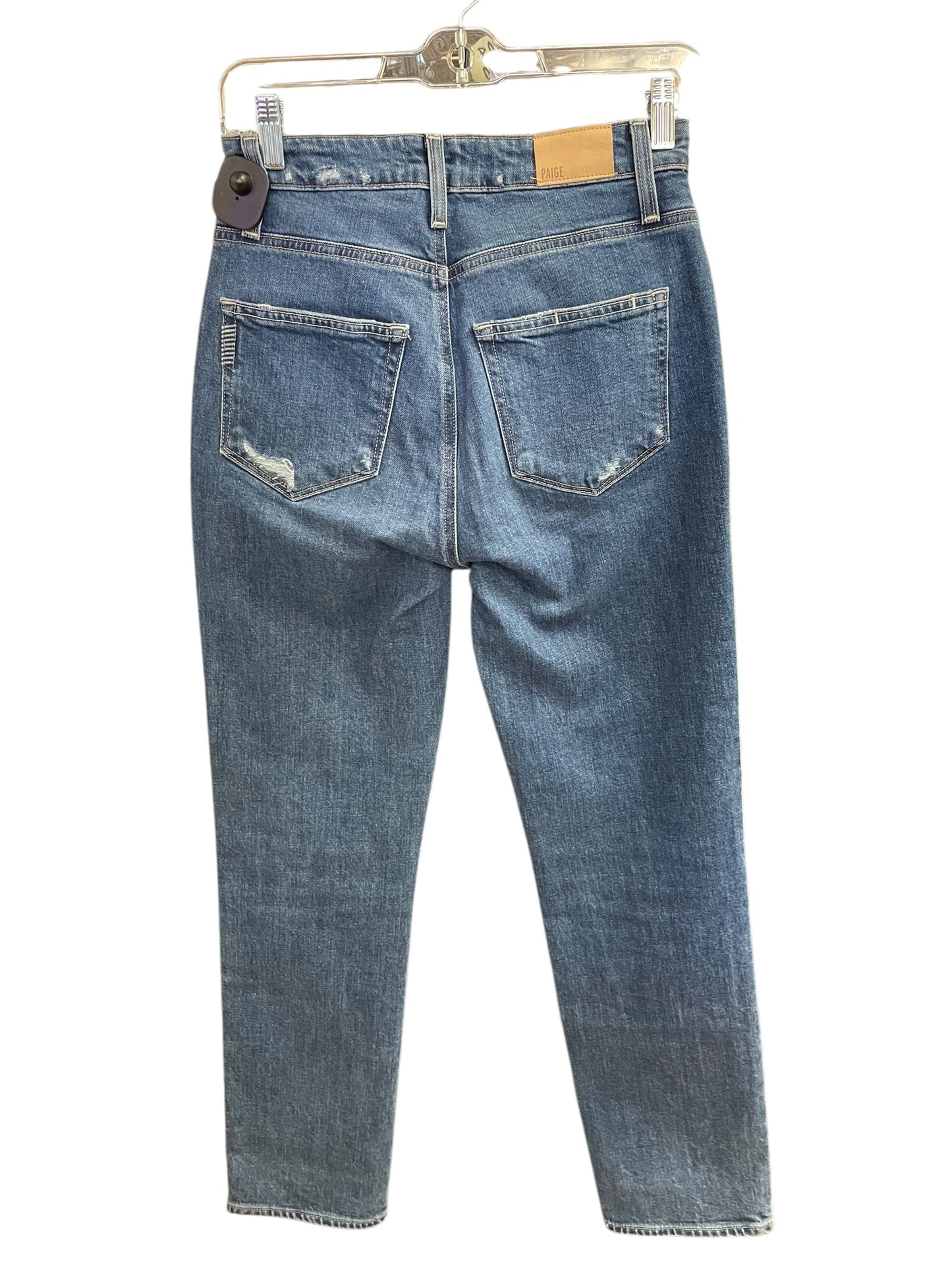 Jeans Straight By Paige In Blue, Size: 0