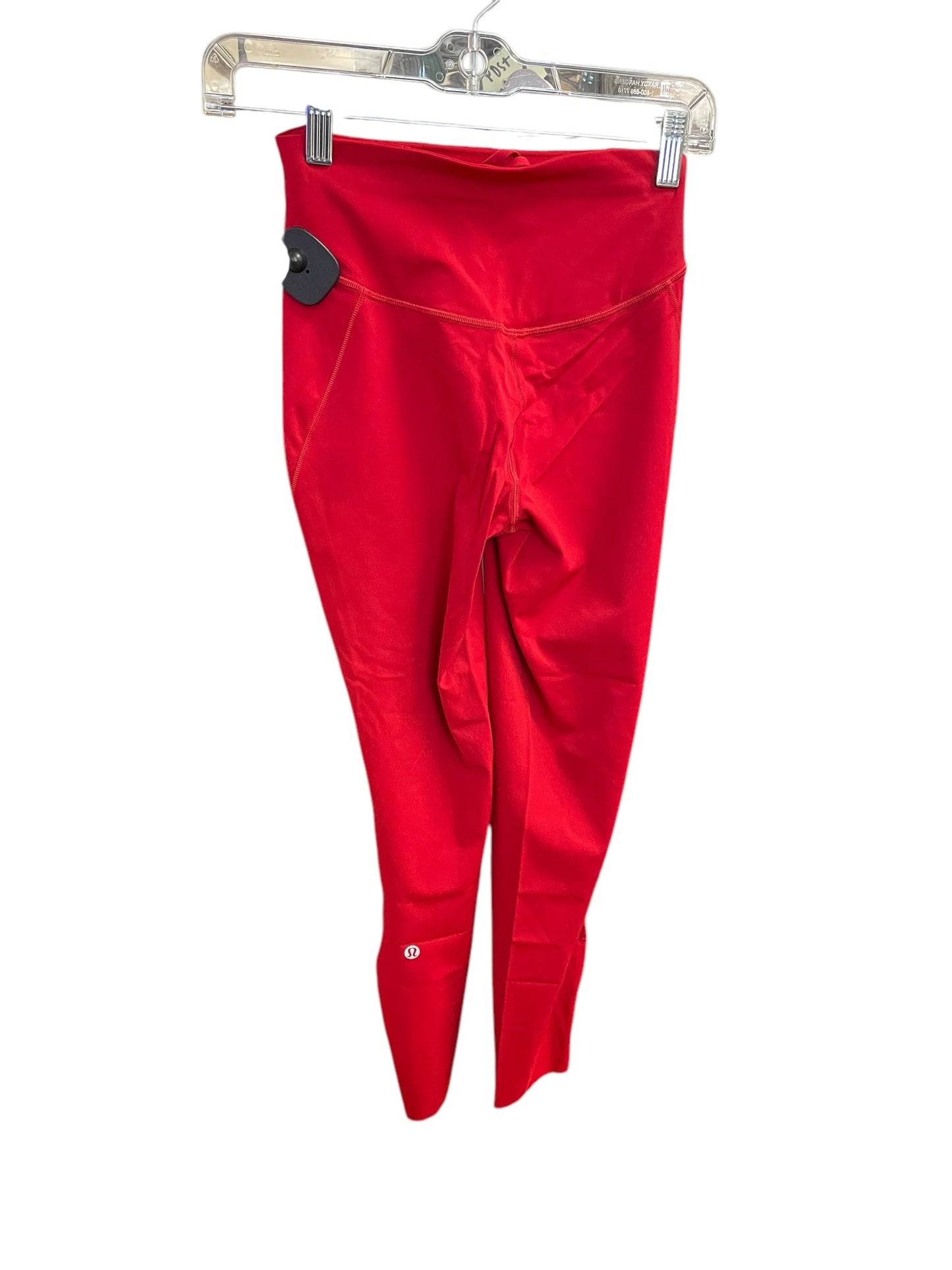 Athletic Leggings By Lululemon In Red, Size: 4