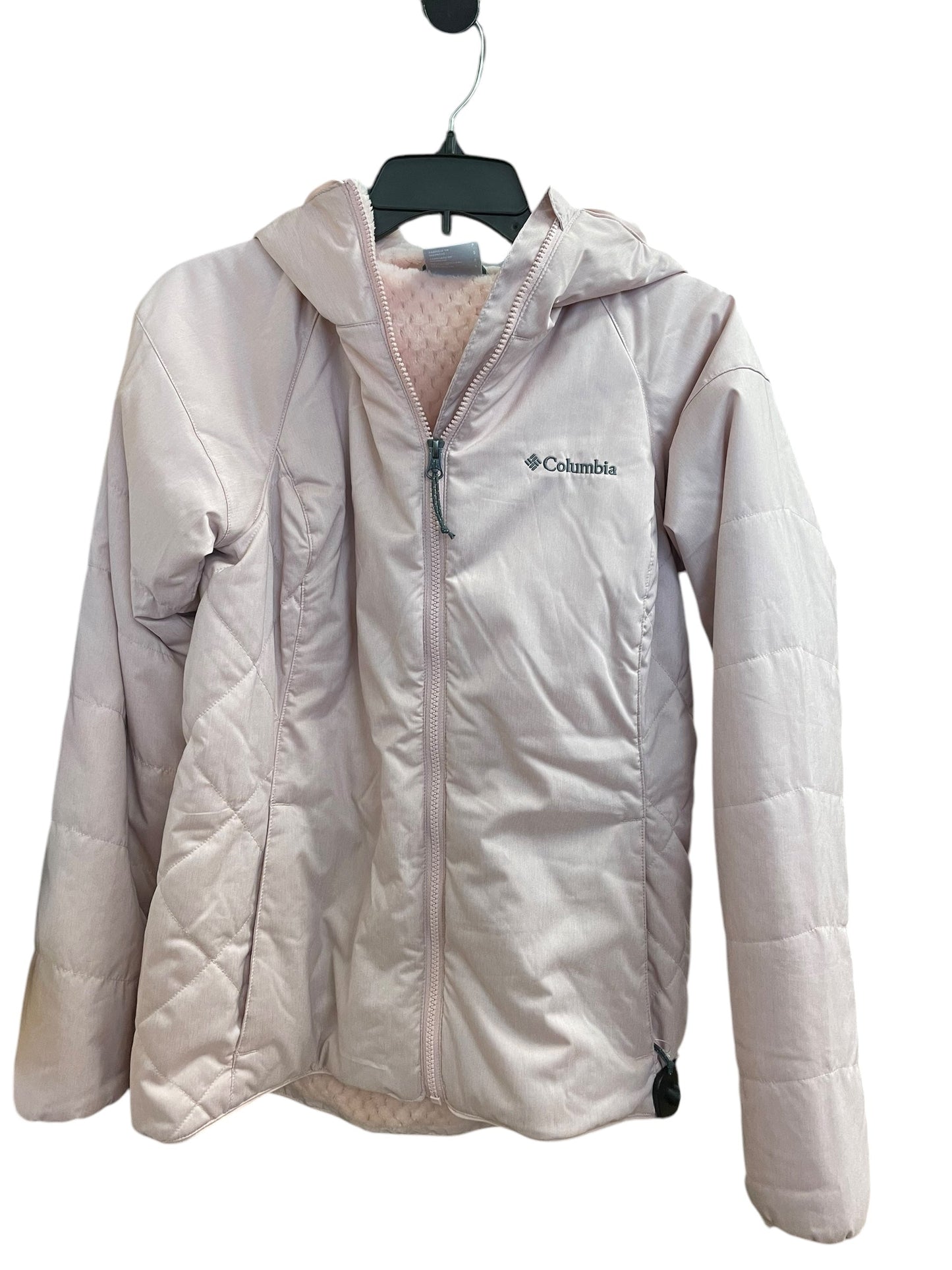 Jacket Fleece By Columbia In Pink, Size: S