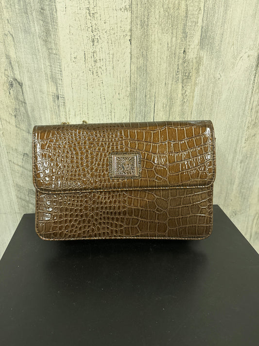 Brown Handbag Anne Klein, Size Medium