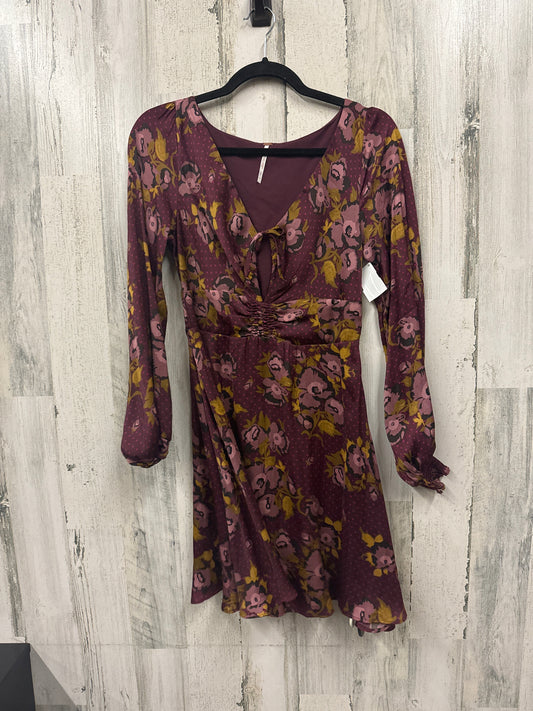 Purple Dress Casual Midi Free People, Size 4