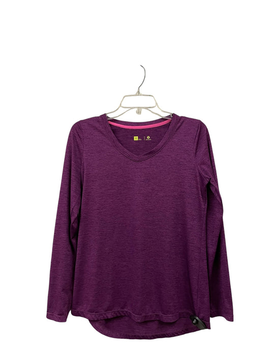 Athletic Top Long Sleeve Crewneck By Xersion In Purple, Size: S