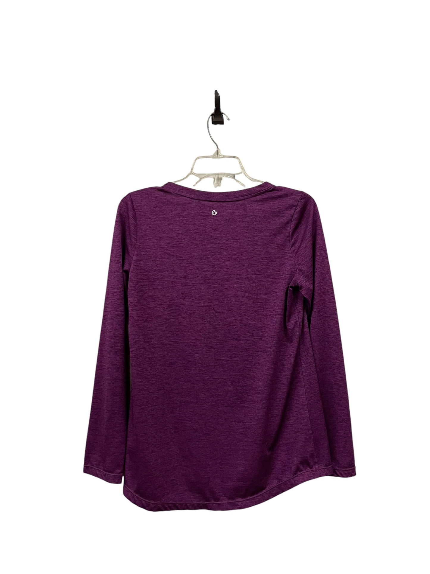 Athletic Top Long Sleeve Crewneck By Xersion In Purple, Size: S