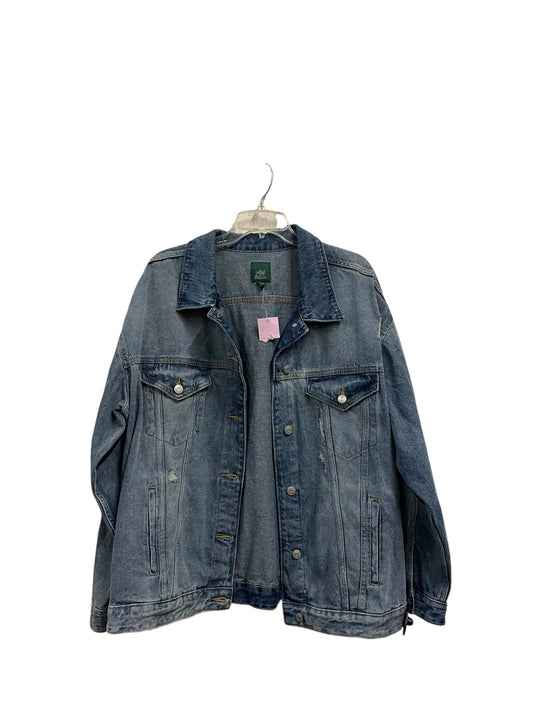 Jacket Denim By Wild Fable In Blue Denim, Size: Xxl