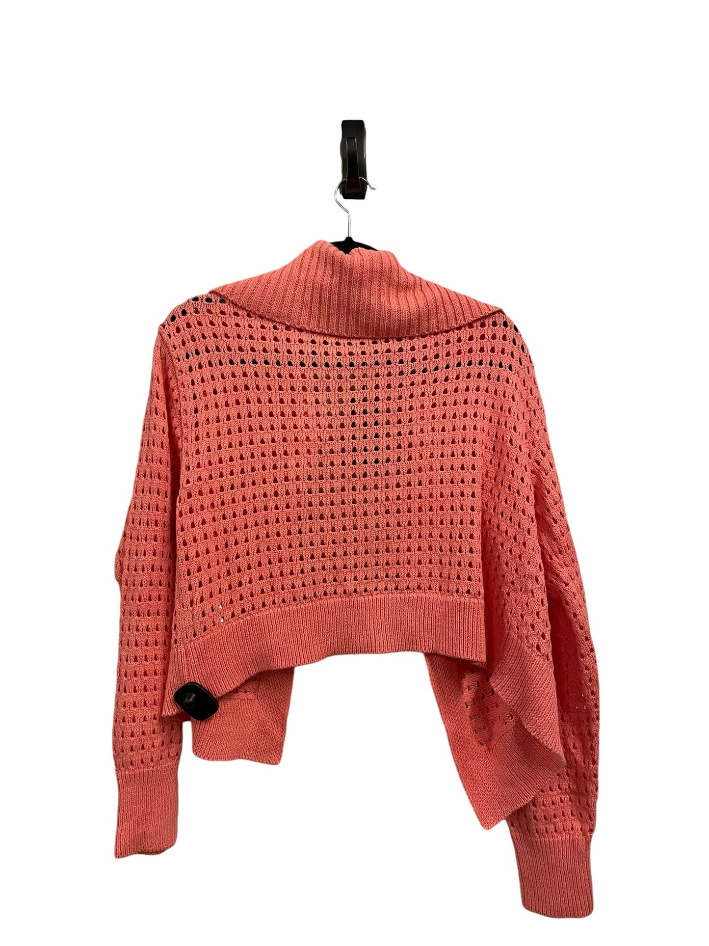 Sweater Cardigan By Universal Thread In Pink, Size: M