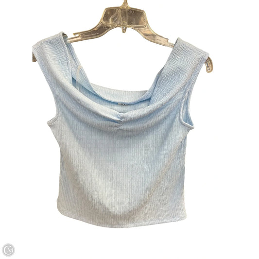 Top Sleeveless By Ana In Blue, Size: L
