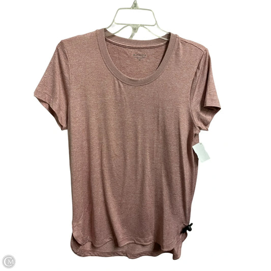 Athletic Top Short Sleeve By Athleta In Pink, Size: M
