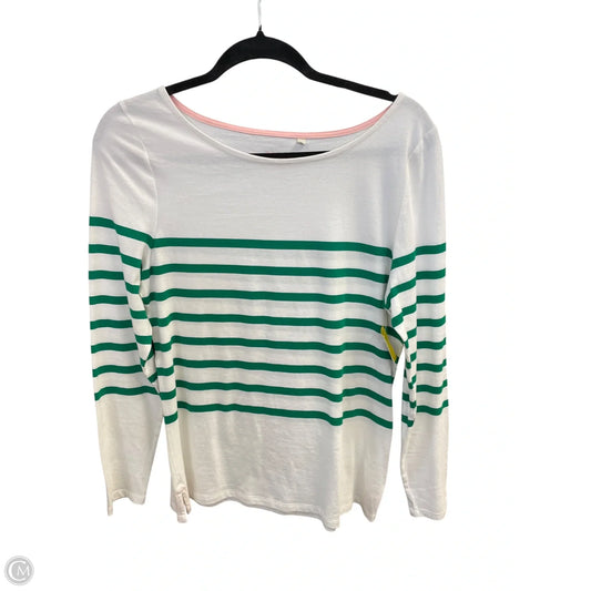 Top Long Sleeve By Boden In White, Size: S