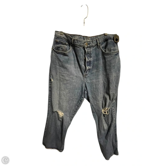 Jeans Straight By Ana In Blue, Size: 18