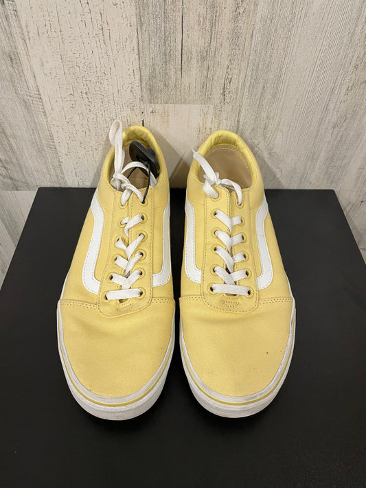 Shoes Sneakers By Vans In Yellow, Size: 11