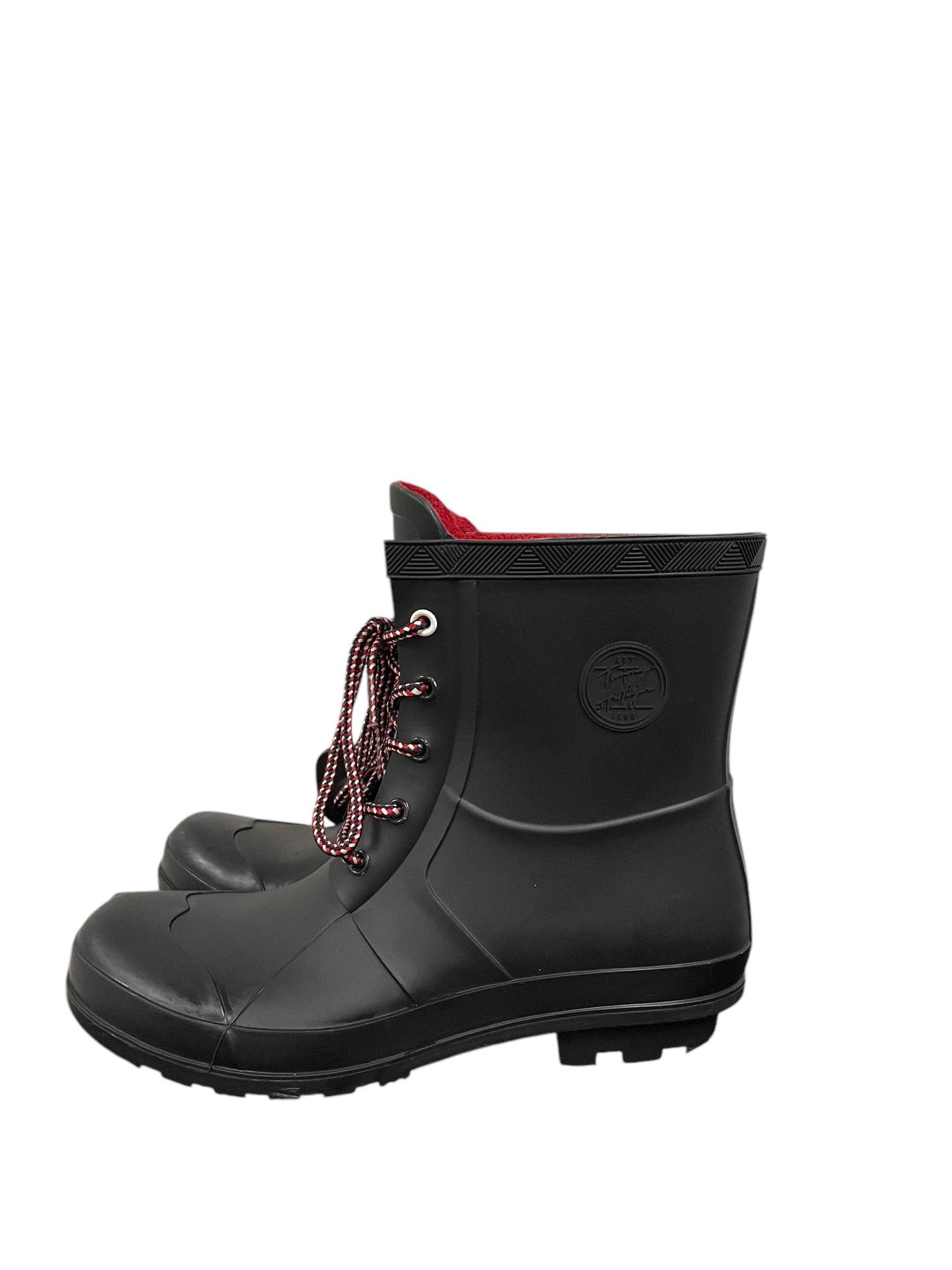 Boots Rain By Tommy Hilfiger In Black, Size: 9