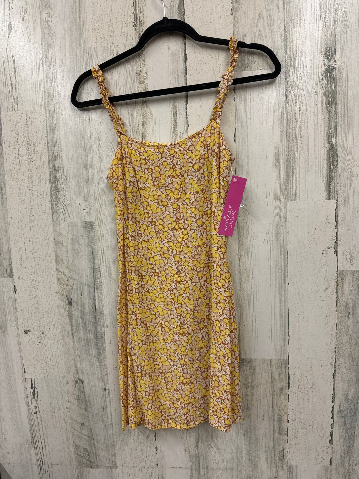 Yellow Dress Casual Short Clothes Mentor, Size Xs