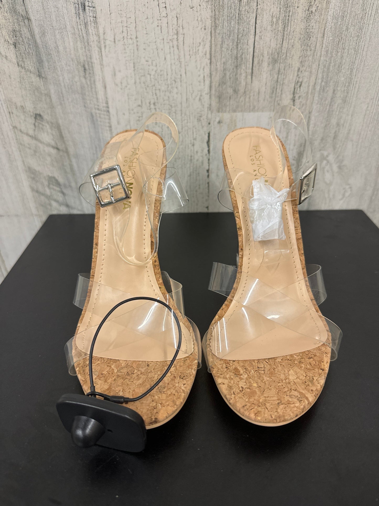 Sandals Heels Wedge By Fashion Nova  Size: 9