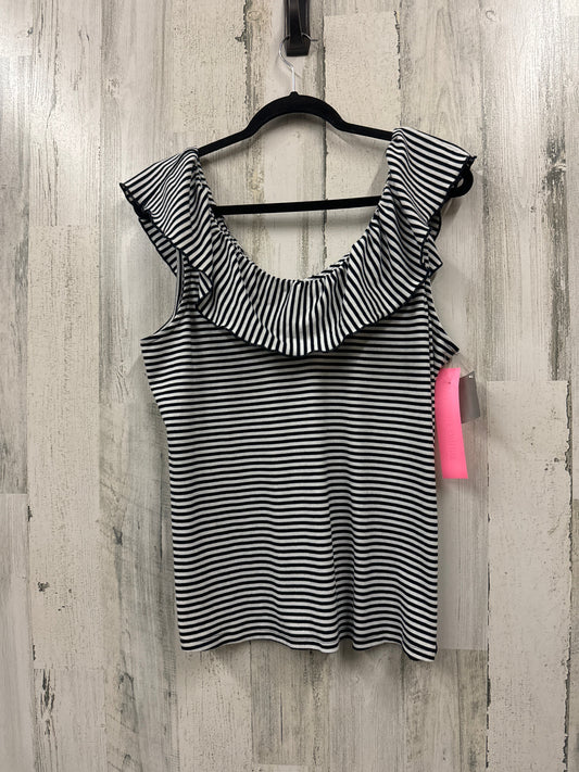 Striped Pattern Top Sleeveless A New Day, Size Xxl