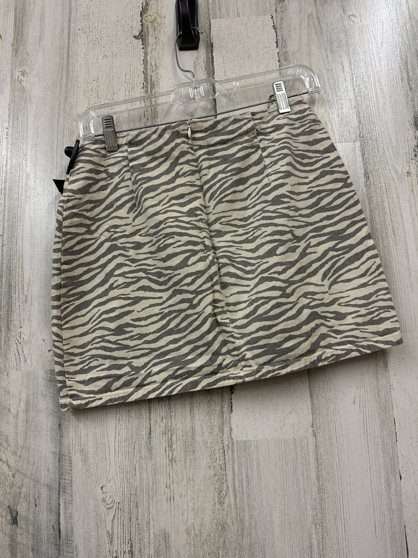 Zebra Print Skirt Mini & Short Altard State, Size M