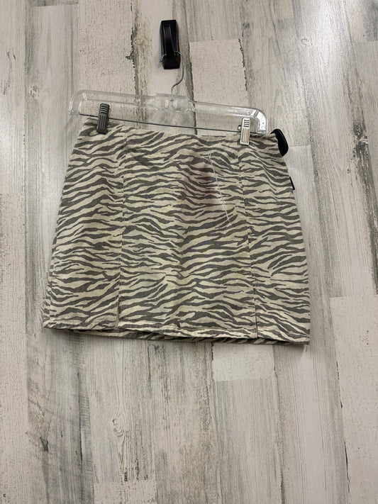 Zebra Print Skirt Mini & Short Altard State, Size M