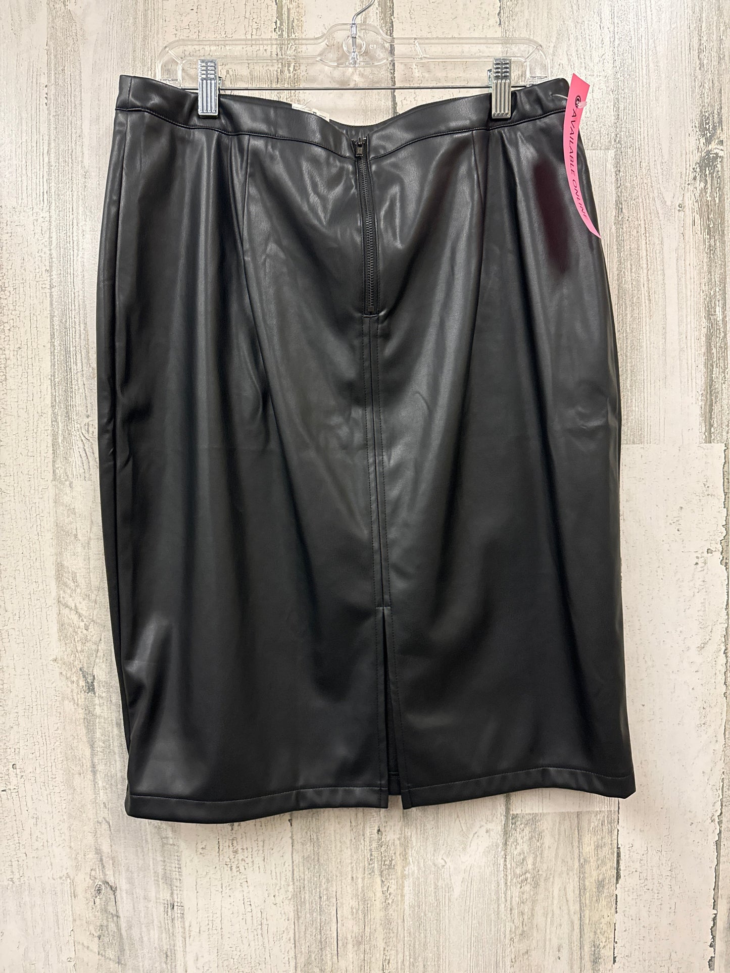 Black Skirt Midi Clothes Mentor, Size Xl